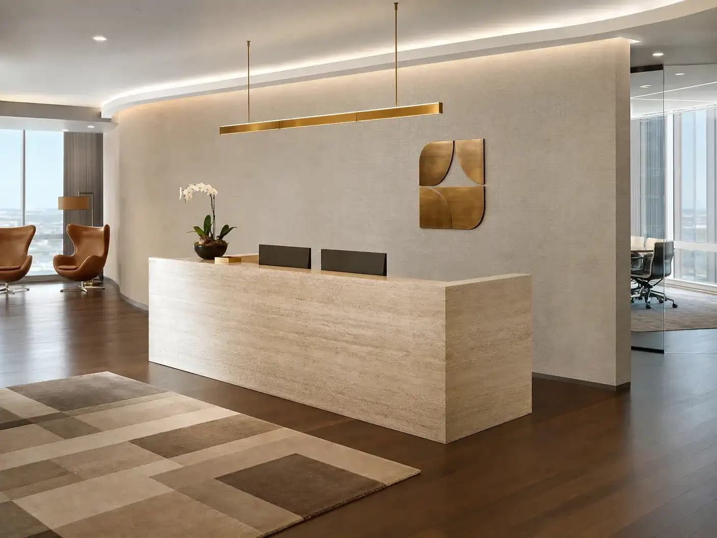Corporate HQ contract vinyl